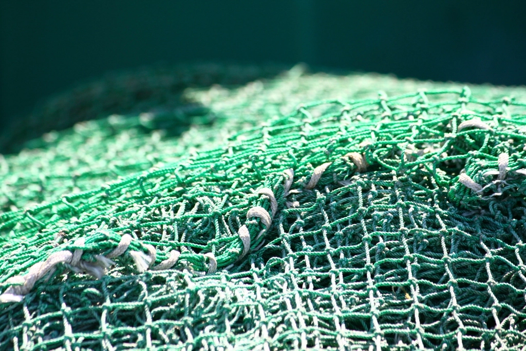 Fishing net close up